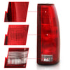 ANZO 1988-1999 Chevy C1500 Taillight Red/Clear Lens w/ Circuit Board(OE Replacement)