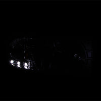 ANZO 1994-2001 Dodge Ram Crystal Headlights Black