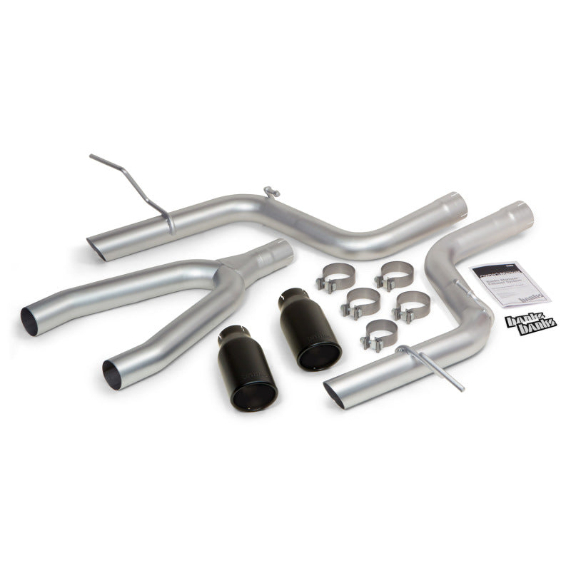 Banks Power 14 Jeep Grand Cherokee 3.0L Diesel Monster Exhaust Sys - SS Single Exhaust w/ Black Tip
