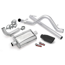 Load image into Gallery viewer, Banks Power 07-11 Jeep 3.8L Wrangler - 2dr Monster Exhaust System - SS Single Exhaust w/ Black Tip