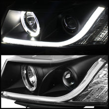 Load image into Gallery viewer, Spyder Chevy Cruze 11-14 Projector Headlights Light Tube DRL Blk PRO-YD-CCRZ11-LTDRL-BK