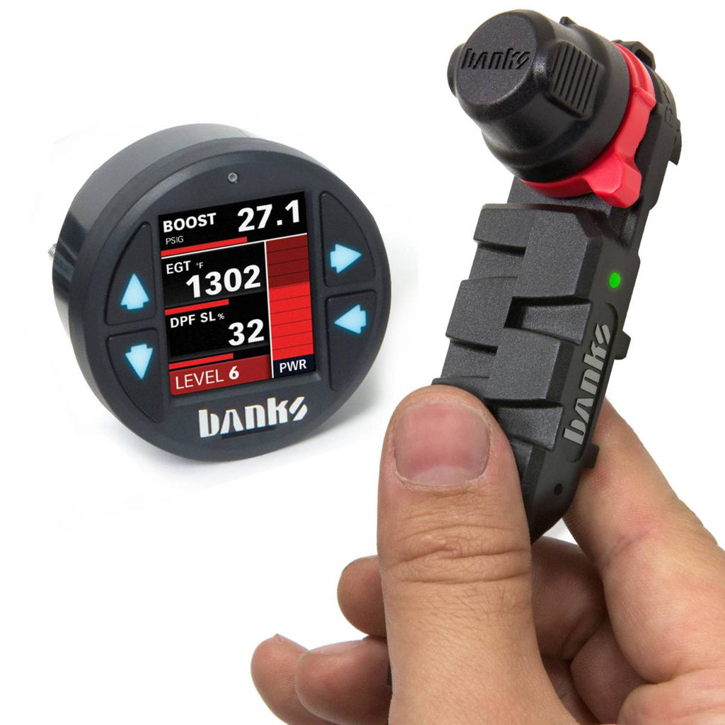 66592 Banks Derringer Tuner with ActiveSafety, includes iDash 1.8 for use with 2017-19 Chevy/GMC 2500/3500 6.6L L5P