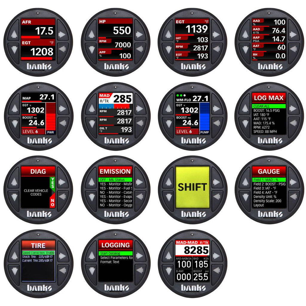 66592 Banks Derringer Tuner with ActiveSafety, includes iDash 1.8 for use with 2017-19 Chevy/GMC 2500/3500 6.6L L5P