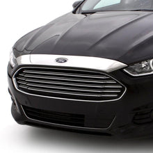 Load image into Gallery viewer, AVS 17-18 Ford Fusion (Grille Fascia Mount) Aeroskin Low Profile Hood Shield - Chrome