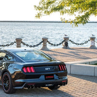 Corsa 15-16 Ford Mustang GT 5.0 3in Cat Back Exhaust Black Quad Tips (Xtreme)