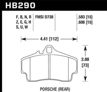 Load image into Gallery viewer, Hawk Porsche HPS Street Rear Brake Pads