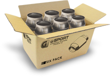 Load image into Gallery viewer, GESI G-Sport 6PK 400 CPSI EPA Compliant 2.5in Inlet/Outlet GEN2 High Output Catalytic Conv Assembly