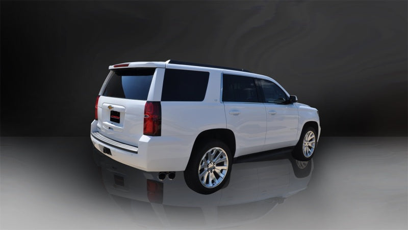 Corsa 2015-2020 Chevy Tahoe/GMC Yukon Cat-Back Exhaust Sport 3in Single Side Twin Polished 4in Tips