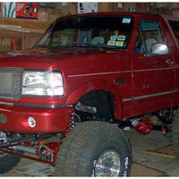 Bushwacker 92-96 Ford F-150 Styleside Extend-A-Fender Style Flares 4pc 81.0/96.0in Bed - Black