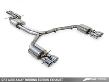 Load image into Gallery viewer, AWE Tuning Audi C7.5 A6 3.0T Touring Edition Exhaust - Quad Outlet Diamond Black Tips