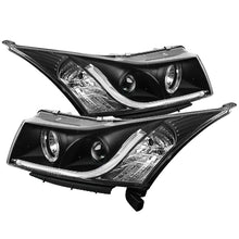 Load image into Gallery viewer, Spyder Chevy Cruze 11-14 Projector Headlights Light Tube DRL Blk PRO-YD-CCRZ11-LTDRL-BK